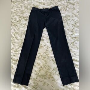 Men's Benetton Black Dress Pants, Slim Fit, XS